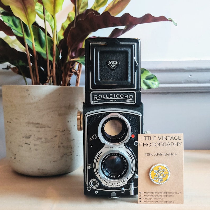 ShootFilmBeNice - Enamel Pin Badge